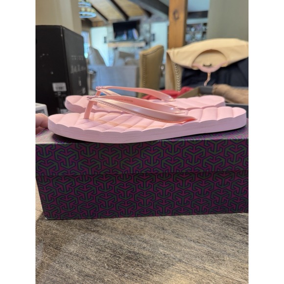 Tory Burch KIRA‎ Flip Flops Petunia Size 11 Store Display Pink main image 10